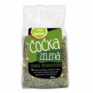 GREEN APOTHEKE Čočka zelená tmavá 500 g obraz