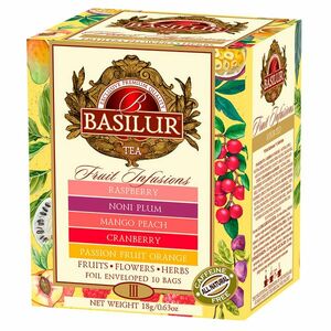 BASILUR Fruit infusions assorted III. variace ovocných čajů 10 sáčků obraz