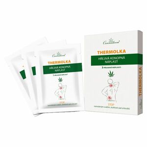 CANNADERM Thermolka hřejivá konopní náplast 3 ks obraz