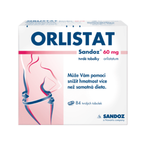 ORLISTAT SANDOZ® 60 mg, 84 tobolek obraz