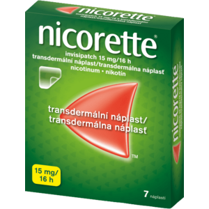 NICORETTE Invisipatch 15 mg/16 h náplast 7 ks obraz