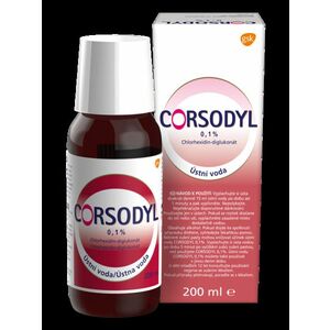 CORSODYL Ústní voda 0.1% 200 ml obraz