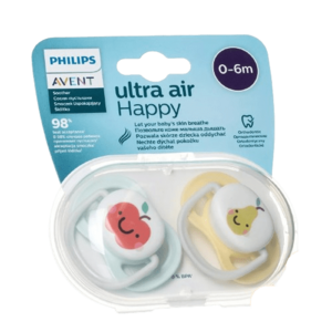 PHILIPS AVENT Šidítko Ultra air neutral 0-6 měsíců 2 ks obraz