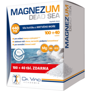 DA VINCI ACADEMIA Magnezum Dead Sea 140 tablet obraz