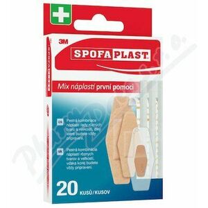 SPOFAPLAST 607 - Náplasti první pomoci mix 20 ks obraz