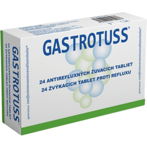 GASTROTUSS žvýkací tablety proti refluxu 24 tablet obraz