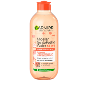 GARNIER Micelární voda s peelingovým efektem all-in-one 400 ml obraz