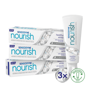 SENSODYNE Zubní pasta Nourish Gently Soothing Whitening 3 x 75 ml obraz