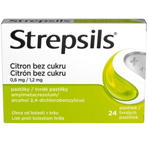 STREPSILS citron bez cukru 0.6mg/1.2mg 24 pastilek obraz