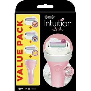 WILKINSON SWORD Intuition Variety MIX - holící strojek a 3 náhradní hlavice obraz