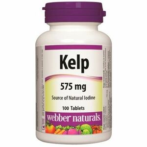 WEBBER NATURALS Kelp 575 mg 100 tablet obraz