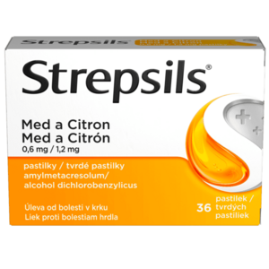 STREPSILS Med a Citron 36 pastilek obraz