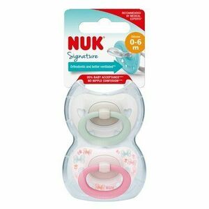 NUK Dudlík Signature 0-6m 2 ks obraz