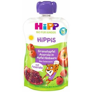 HIPP BIO Hippis 100% ovoce Jablko-Maliny-Granátové jablko-Acerola 100 g obraz