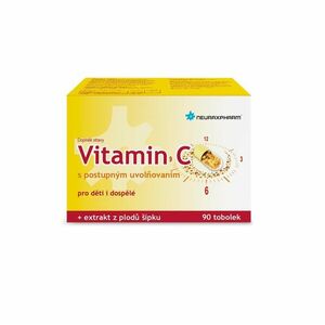 NEURAXPHARM Vitamin C s postupným uvolňováním 90 tobolek obraz