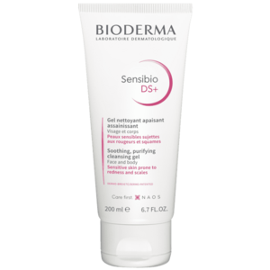 BIODERMA Sensibio DS+ gel moussant čisticí pěnivý gel na šupinatou pokožku, seborea 200 ml obraz