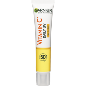 GARNIER Skin Naturals Vitamin C denní rozjasňující UV fluid SPF 50+ invisible, 40 ml obraz