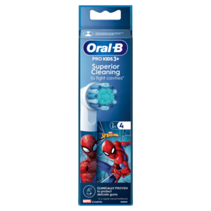 ORAL-B Pro Kids Kartáčkové hlavy s motivy Spiderman 4 ks obraz