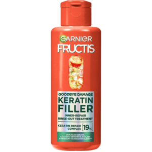 GARNIER Fructis Goodbye damage keratin filler posilující oplachová péče 200 ml obraz