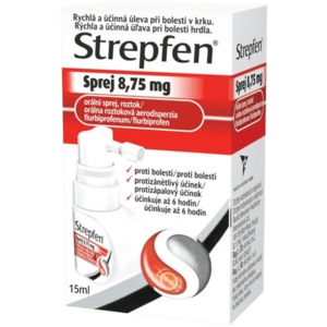 STREPFEN 8, 75 mg, Sprej, Bez příchuti 15 ml obraz