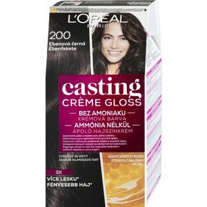 L'ORÉAL PARIS Casting Crème Gloss 200 Ebenová černá obraz