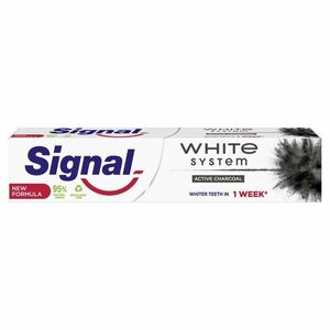 SIGNAL White System Charcoal zubní pasta 75 ml obraz