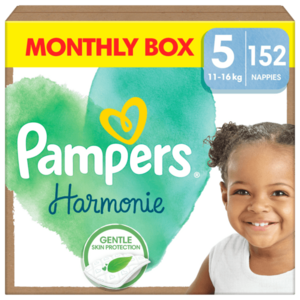 PAMPERS Harmonie Baby vel.5 měsíční balení 152 ks obraz