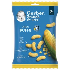 GERBER Snacks kukuřičné křupky 28 g obraz