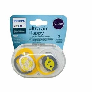 PHILIPS AVENT Šidítko Ultra air neutral 6-18m citrus 2 ks obraz