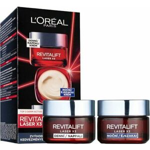 L'ORÉAL PARIS Revitalift Laser X3 denní a noční krém, duopack 2 x 50 ml obraz