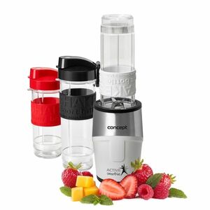 CONCEPT SM3380 Smoothie maker Active Smoothie 500 W WHITE 570 ml + 400 ml obraz