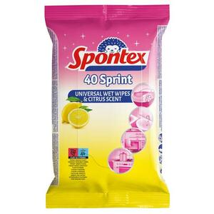 SPONTEX Sprint vlhčené ubrousky 40 ks obraz