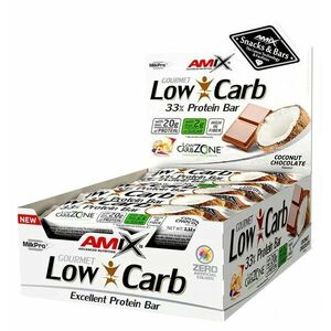 AMIX Low-Carb 33% Protein Bar, Kokos-Čokoláda 15 x 60 g obraz