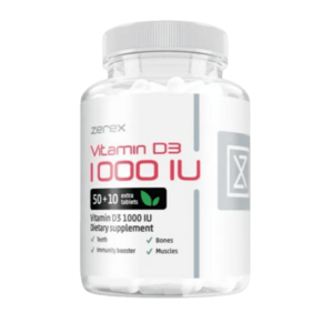 ZEREX Vitamín D 1000IU, 60 tablety obraz