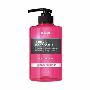 KUNDAL Honey&Macadamia Body Lotion - vyživující tělové mléko s vůní růže 500 ml obraz