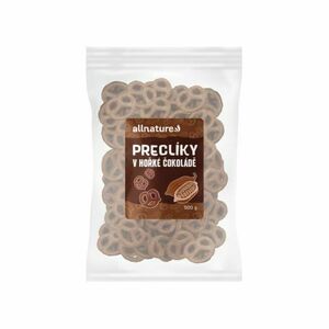 ALLNATURE Preclíky v hořké čokoládě 500 g obraz