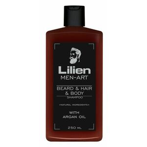 LILIEN Men Art Beard&hair&body shampoo Black 250 ml obraz