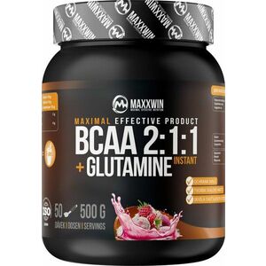 MAXXWIN BCAA + Glutamine malina 500 g obraz