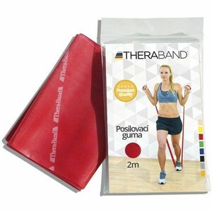 THERABAND Posilovací guma červená středně silná 2 m obraz