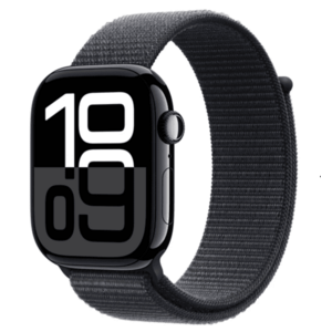 APPLE Watch Series 10 GPS 46mm Jet Black Aluminium Case with Ink Sport Loop obraz