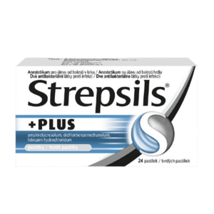 STREPSILS Plus 0.6mg/1.2mg/10mg, 24 pastilek obraz