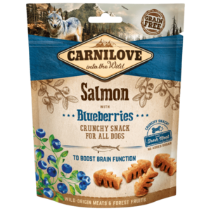 CARNILOVE Dog Crunchy Snack Salmon with Blueberries with fresh meat 200 g obraz