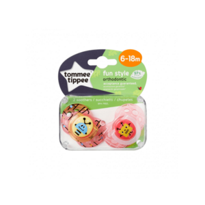 TOMMEE TIPPEE Šidítko C2N silikon Fun 6-18m 2 ks obraz