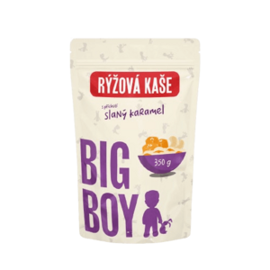 BIG BOY Rýžová kaše, Sweet and Salty s příchutí slaného karamelu, EKO varianta 350 g obraz