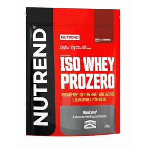 NUTREND ISO Whey Prozero čokoládové brownies 500 g obraz