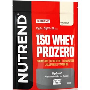 NUTREND ISO Whey prozero bílá čokoláda 500 g obraz