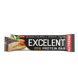 NUTREND Tyčinka EXCELENT BAR DOUBLE mandle s pistáciemi 85 g obraz