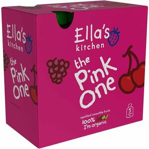 ELLA'S KITCHEN BIO PINK ONE ovocné smoothie s dračím ovocem 5 x 90 g obraz