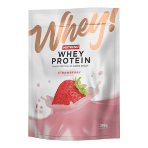 NUTREND Whey Protein, jahoda 390 g obraz