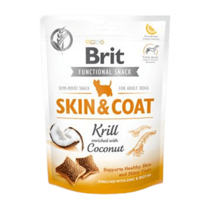 BRIT Dog Functional Snack Skin and Coat Krill 150 g obraz